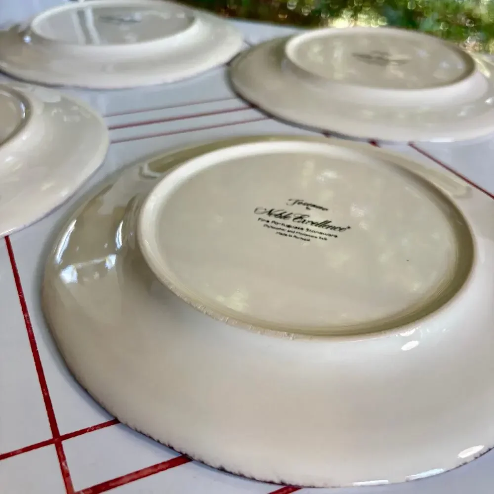 Set of 4 Toscano Cream Noble Excellence Salad Plates
